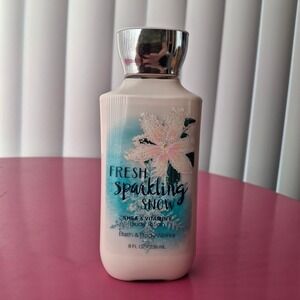 Bath & Body Works FRESH SPARKLING SNOW Shea Vitamin E Body Lotion 8 oz